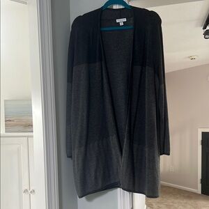 Charter Club Black Cardigan Sweater Long Knit